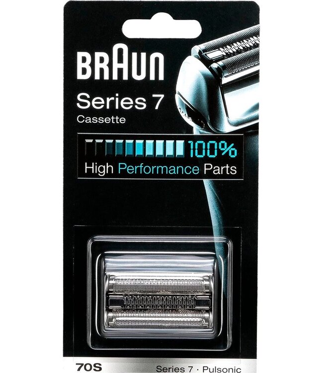 Braun Series 7 70S Cassette Zilver - Vervangend Scheerblad