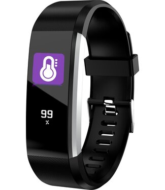 Denver Denver BFH-16 -  Activity Tracker - Fitnessband - Hartslagmeter - Afstandmeter - Stappenteller - Zwart