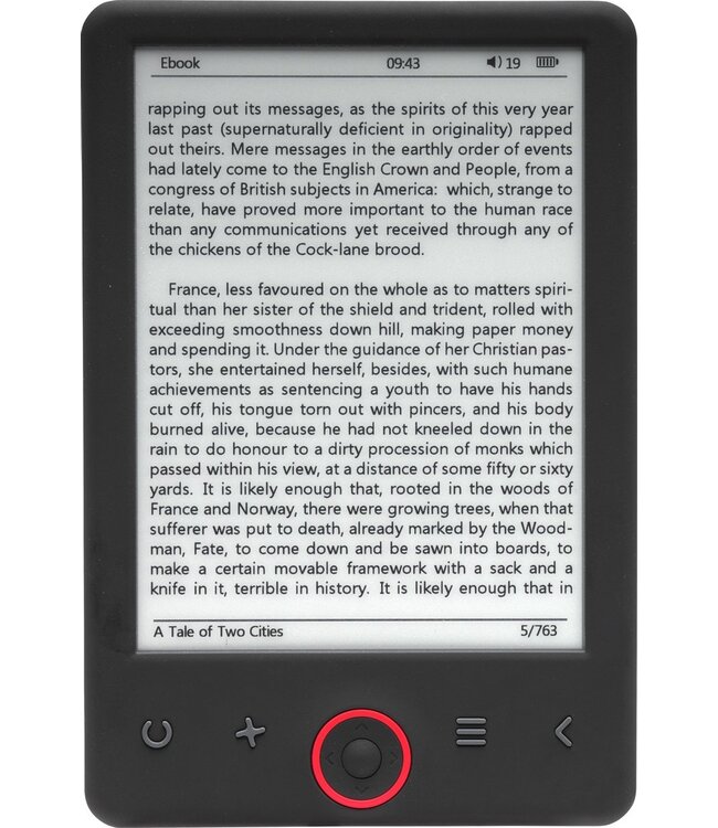 Denver E Reader 6 inch - EBO635L - Zwart