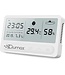 Qumax Qumax Digitale Hygrometer - Thermometer voor binnen - Luchtvochtigheidsmeter met halfjaar Accu - Wit