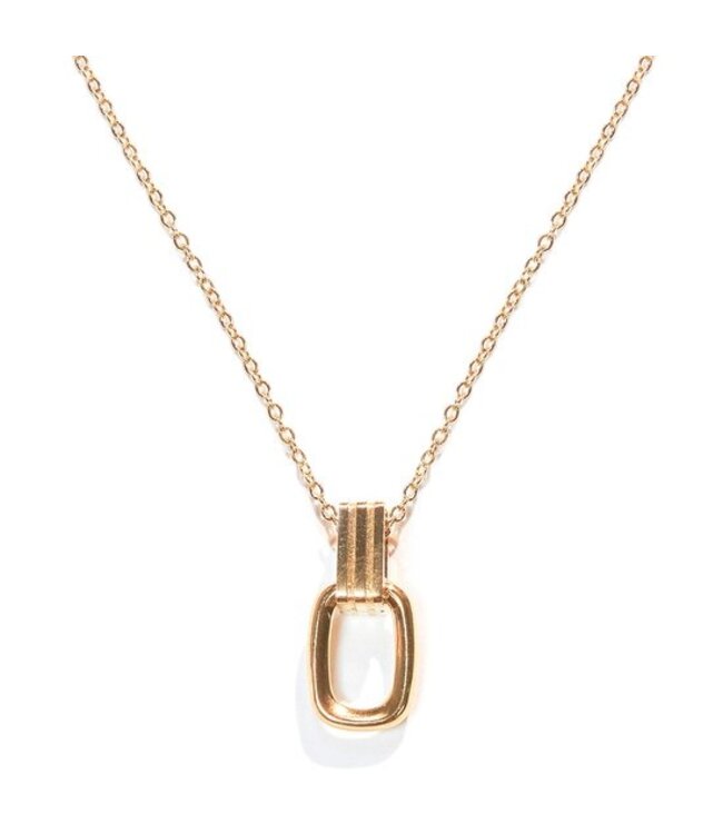 Laura Ferini Dames Ketting Dolci Sogni Goud - 18K Geelgoud Verguld - Sieraad