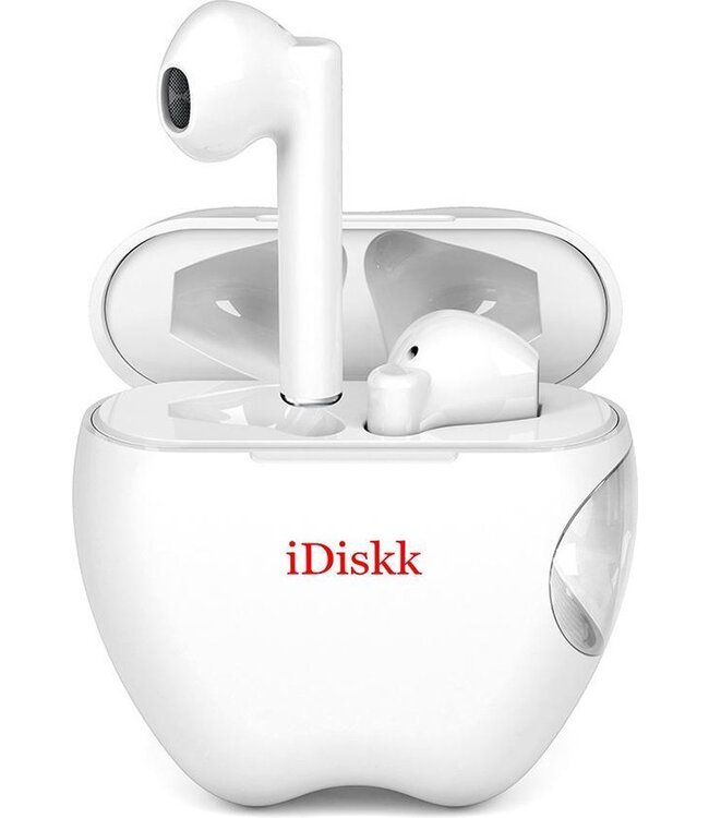 iDiskk i55 Volledig Draadloze Oordopjes Gaming Earbuds- In-ear Bluetooth Draadloos  - Wit
