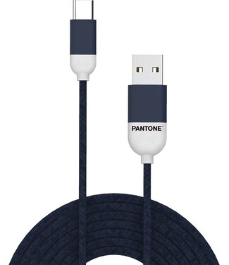 Celly Celly Pantone - USB-Kabel Type-C, 1,5 meter, Blauw - Rubber