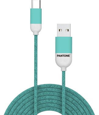 Celly Celly Pantone USB-Kabel Type-C, 1,5 meter, Groen - Rubber