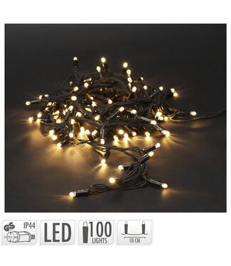 Ambiance Kerstverlichting 100 Led - Warm wit - 9,9 Meter INCL Start-adapter