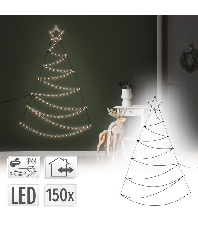 Ambiance Ambiance Kerstboom met 150 LED's 150 cm