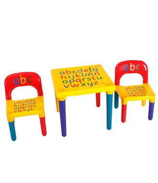 Coast Coast Kindertafel met 2 Stoelen - Max. 50 kg - Meerkleurig