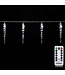 Monzana Monzana Regen Lichtketting - Kerstverlichting - Incl. Afstandsbediening - 80 LED's - 13m - Koud wit