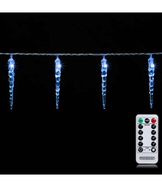 Monzana Monzana Regen Lichtketting - Kerstverlichting - Incl. Afstandsbediening - 80 LED's - 13m - Blauw