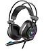 AULA AULA S600 RGB gaming headset met stereo microfoon voor PS4-laptops-Xbox One -Zwart