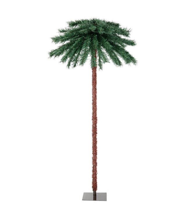 Coast 183 cm High Artificial Palm met PVC Branch -tips verlichte kunstboom voor kerstgroen