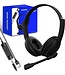 URGOODS Headset met Microfoon voor Laptop en PC - Business Headset - Koptelefoon voor Video Bellen - USB