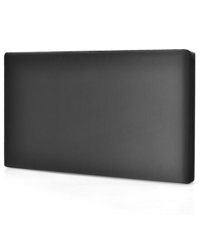 Coast hoofdbord - Wandgemonteerd - gestoffeerd - 90 x 53 x 7 cm - zwart