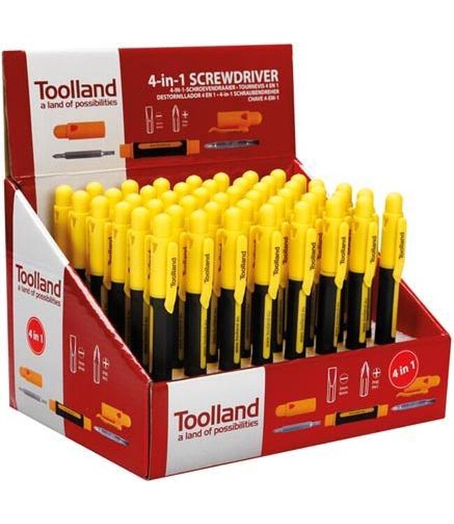 Toolland 4-in-1 pen schroevendraaier