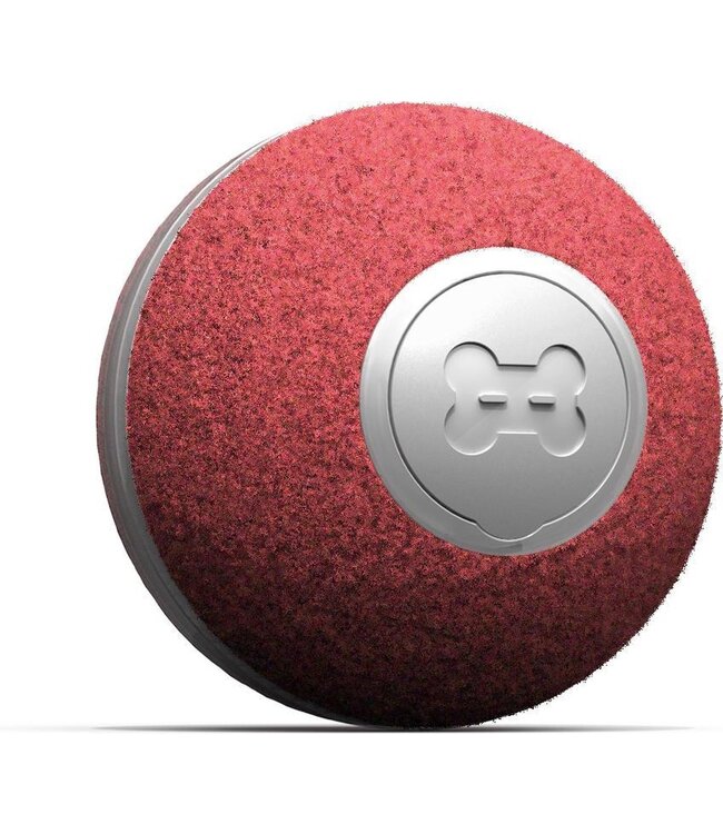 Cheerble Mini Ball 2.0 - Interactieve Zelf Rollende Bal - Kattenbal - Rood