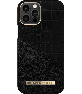 iDeal of Sweden iDeal of Sweden - iPhone 12 Pro Max Hoesje - Fashion Back Case Nightfall Croco