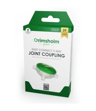 Grimsholm Green Grimsholm green gesplitste koppeling - robotmaaier - 4 stuks - vochtbestendig - max 50V - wit - groen