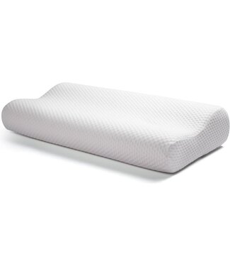 Fuegobird Fuegobird Traagschuim Waves Contour Hoofdkussen tegen Nekklachten - Ergonomisch Orthopedisch Hoofdkussen - voor Hoofd, Nek en Schouders - Hoofdkussens Slaapkamer - Slaapkussen - Memory Foam - Optimale Ondersteuning - 60x40cm - Betere Nachtrust