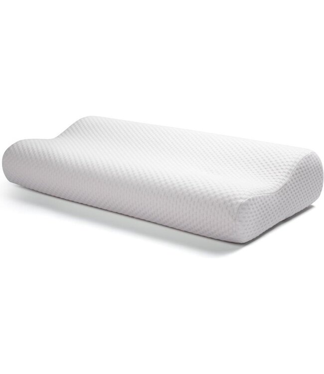 Fuegobird Traagschuim Waves Contour Hoofdkussen tegen Nekklachten - Ergonomisch Orthopedisch Hoofdkussen - voor Hoofd, Nek en Schouders - Hoofdkussens Slaapkamer - Slaapkussen - Memory Foam - Optimale Ondersteuning - 60x40cm - Betere Nachtrust