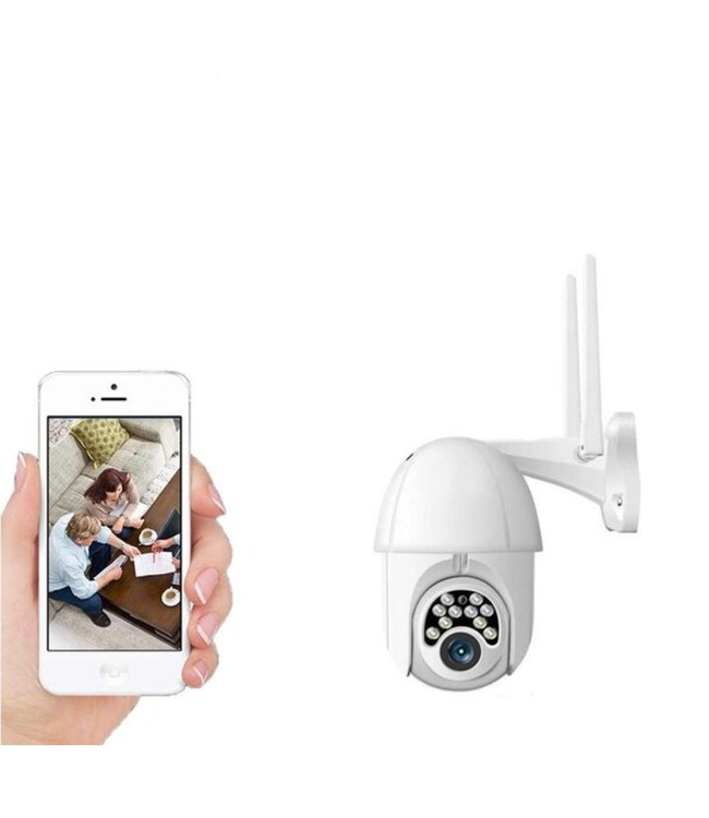 Kunststof behuizing Waterdichtheid IP66 WIFI Dome IP camera - buiten - draai- en kantelbaar - FULL HD 1080P