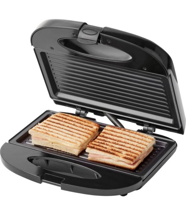 Tomado TGS2000B - Tosti ijzer - Anti aanbaklaag - 21,5 x 12 cm - 750 watt - Zwart