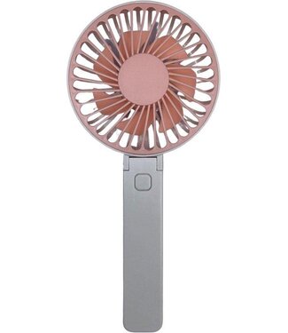 Garpex Mini Ventilator - Tafelventilator - Kleine Ventilator - Draagbare Ventilator - Hand Ventilator - Tafel Ventilator - Bureau Ventilator - Roze