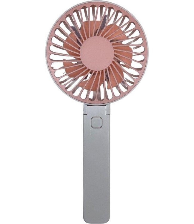 Garpex Mini Ventilator - Tafelventilator - Kleine Ventilator - Draagbare Ventilator - Hand Ventilator - Tafel Ventilator - Bureau Ventilator - Roze