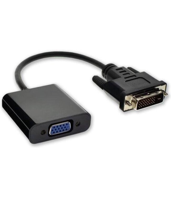 DVI naar VGA adapter – DVI-D naar VGA-connector – Dual Link – 1080p Full HD – voor computermonitor/tv