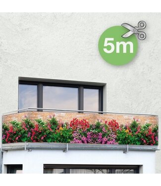 Maximex Privacyscherm voor balkon »Muurbloemen «