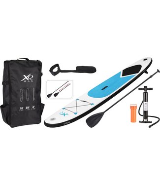 Koopman XQ Max SUP Board 6 delig-set - 305cm - Blauw/ Wit