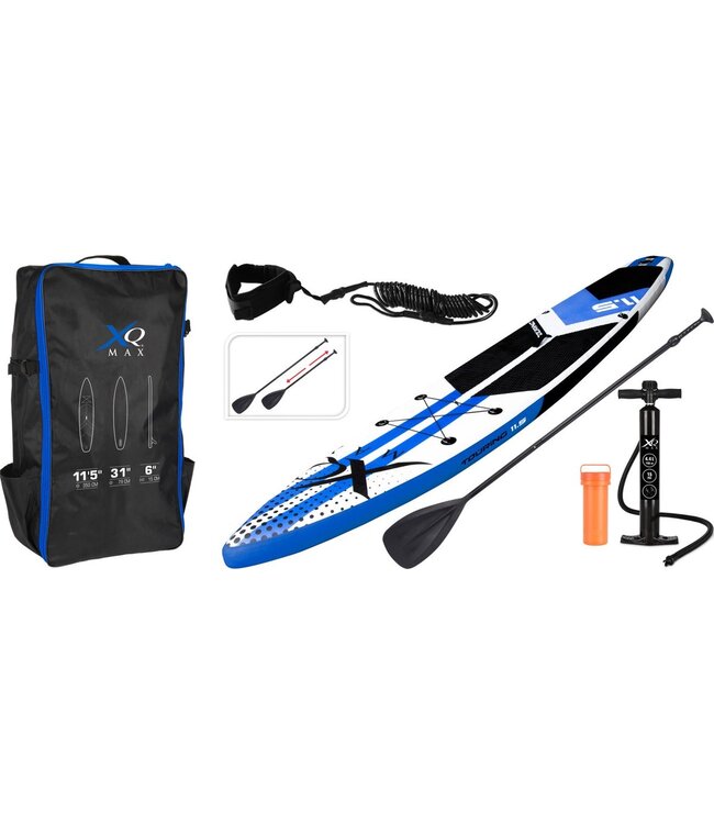 XQ Max SUP Board Set - 350cm - Blauw / Zwart / Wit