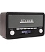 Denver Denver DAB Radio - Model 2023 - Retro Radio - Bluetooth - DAB+/ FM - Dimbaar - Batterijen & Netstroom - DAB18 - Darkgrey