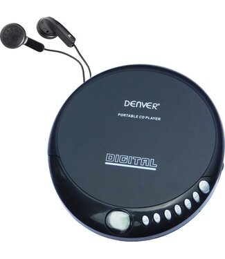 Denver Denver Discman - Draagbare CD Speler - Inclusief Oordopjes - CD/CD-R/CD-RW - LCD Scherm - DM24MK2