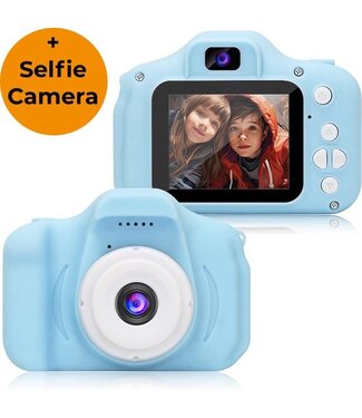 Denver Denver Kindercamera Full HD - Selfie Camera - 40MP - Digitale Camera Kinderen - Foto en Video - Spelletjes - KCA1340 - Blauw