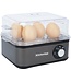 KitchenApp KitchenApp Eierkoker electrisch - Geschikt voor 8 eieren - Eierkoker met timer - Eierkokers - Zilvergrijs