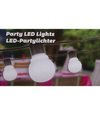 Party Lighting Party Lightning Feestverlichting - tuinverlichting - Bolletjes 4,5cm diameter - Wit - 20 LED - 11 Meter