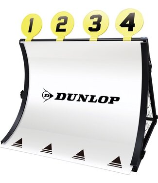 Dunlop Dunlop Voetbaldoel - 4-in-1 - Met Voetbal, Pomp, Schietschijven en Haringen - 78 x 75 x 58 Cm