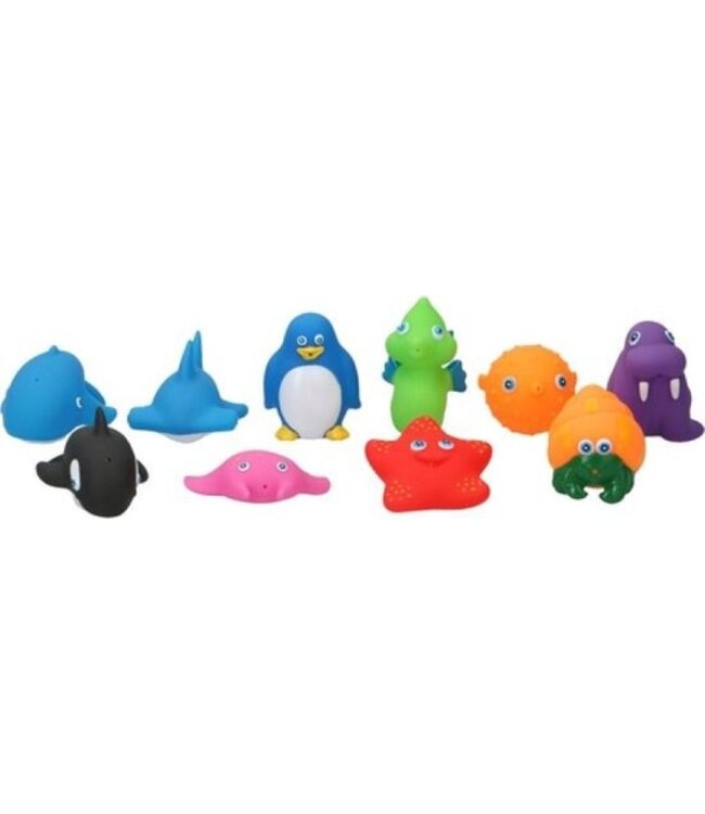 Eddy Toys Waterspuiters Zeedieren 10-delig