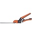 Black+Decker BLACK+DECKER Grasschaar - Grastrimmer 34,5CM - Anti-Kleef Snijbladen - Ilaflon Resist en Swiss Non-Stick - Gesmeden Stalen Blad - Zwart/Oranje