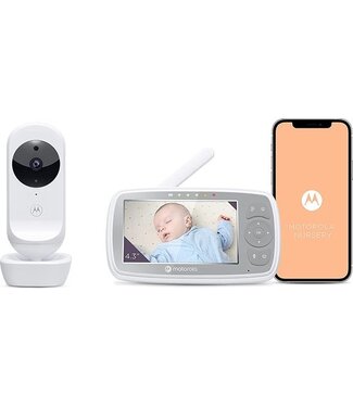 Motorola Nursery Motorola VM44 Babyfoon - WiFi - Met Beeld en App - Wit