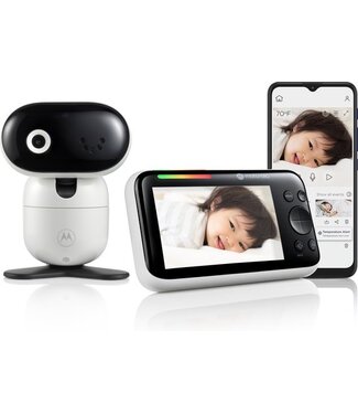 Motorola Nursery Motorola Nursery PIP1610 HD Connected - Wifi babyfoon met Camera en 24/7 Monitoring Full HD met applicatie - Nachtzicht, op afstand bestuurbaar, temperatuur