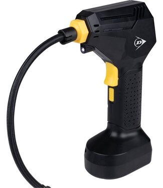 Dunlop Dunlop Digitale Luchtcompressor - Bandenpomp - 12V - Digitaal Display - Max. 150PSI/ 10 Bar - Incl. Opbergtas en 2 Naalden - Autobanden en Opblaasartikelen