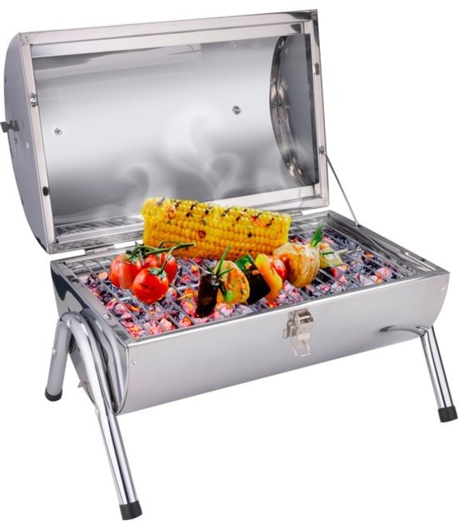 BBQ Collection BBQ Collection draagbare houtskoolbarbecue - uitklapbaar - 42x29,5x37cm