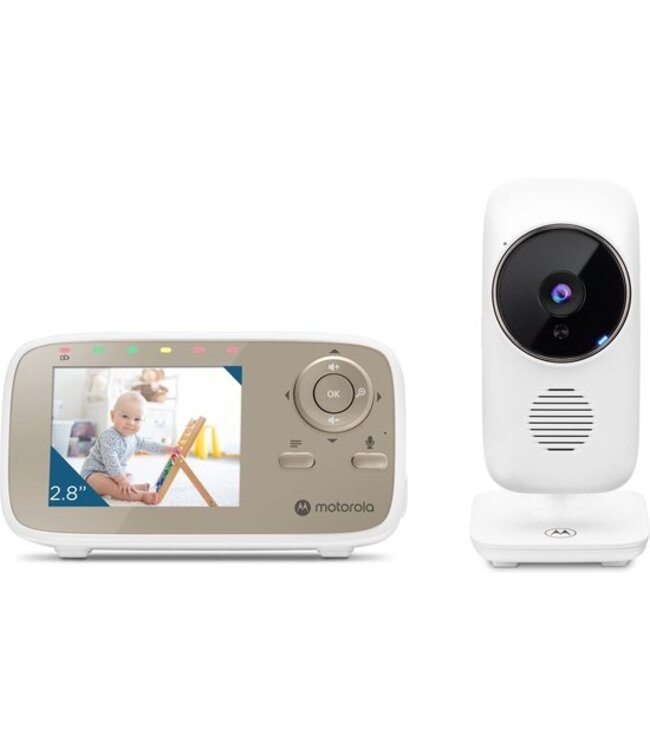 Motorola Nursery Motorola Nursery VM 483 - Babyfoon Video Baby monitor - 2.8 inch Ouder Unit - Infrarood - Digitale Zoom – Terugspreekfunctie