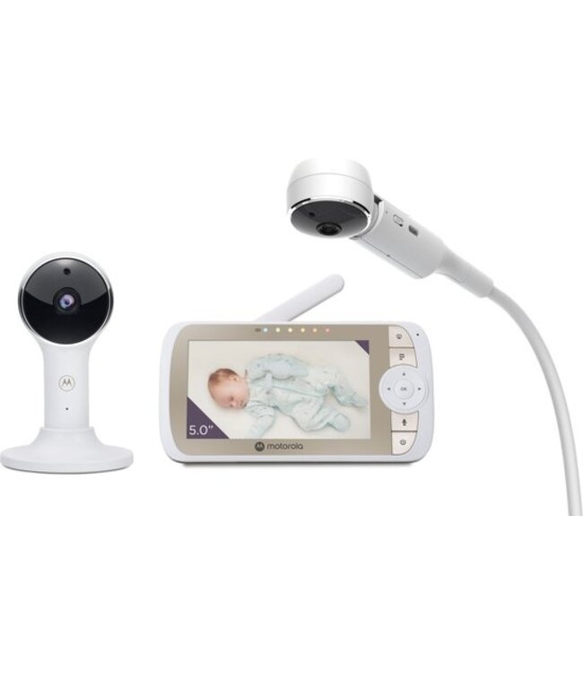 Motorola Babyfoon VM65X Connect - WiFi - Met Beeld en App - Wit