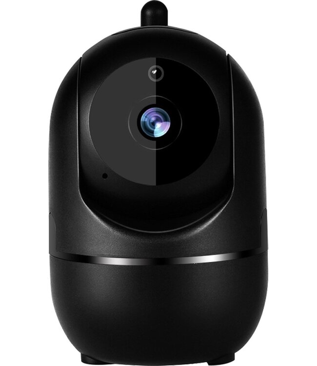 PuroTech Beveiligingscamera met Nachtvisie - Beweeg en Geluidsdetectie - Full HD - Zwart