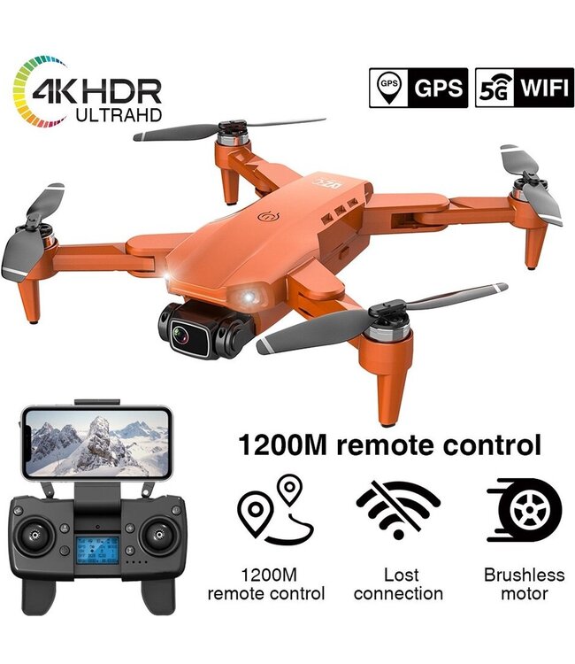 PuroTech PuroTech L900 PRO Smart Drone Met 4K UHD Camera - Drone Met Camera voor Buiten/Binnen - 4K Full HD Dual Camera - 50x Zoom - 5G Wifi - 56 Minuten Vliegtijd - Foto - Video - Quadcopter - INCLUSIEF Draagtas