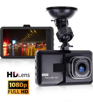 PuroTech PuroTech Dashcam Auto 1080P - Full HD - Dashboard Camera met G-Sensor - 170° Wijdhoeklens - 3.0 inch LCD Scherm - Draadloos - 24 uur Parkeerstand met Bewegingsdetectie - Loop Recording - Super Nachtzicht -