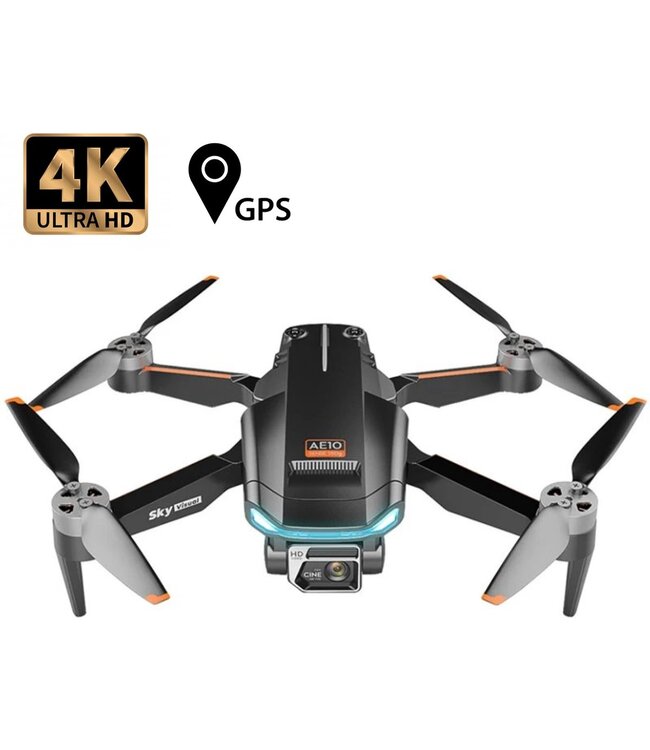 PuroTech PuroTech Mini Smart Drone - 4K Full HD Camera - 60 Minuten Vliegtijd - Inclusief 3 accu's - Geen Vliegbewijs Nodig - Geschikt voor Kinderen / Volwassenen - Quadcopter