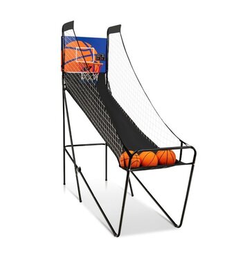 Coast Coast Basketbalspel Arcade - 208 x 62 x 207cm - Zwart
